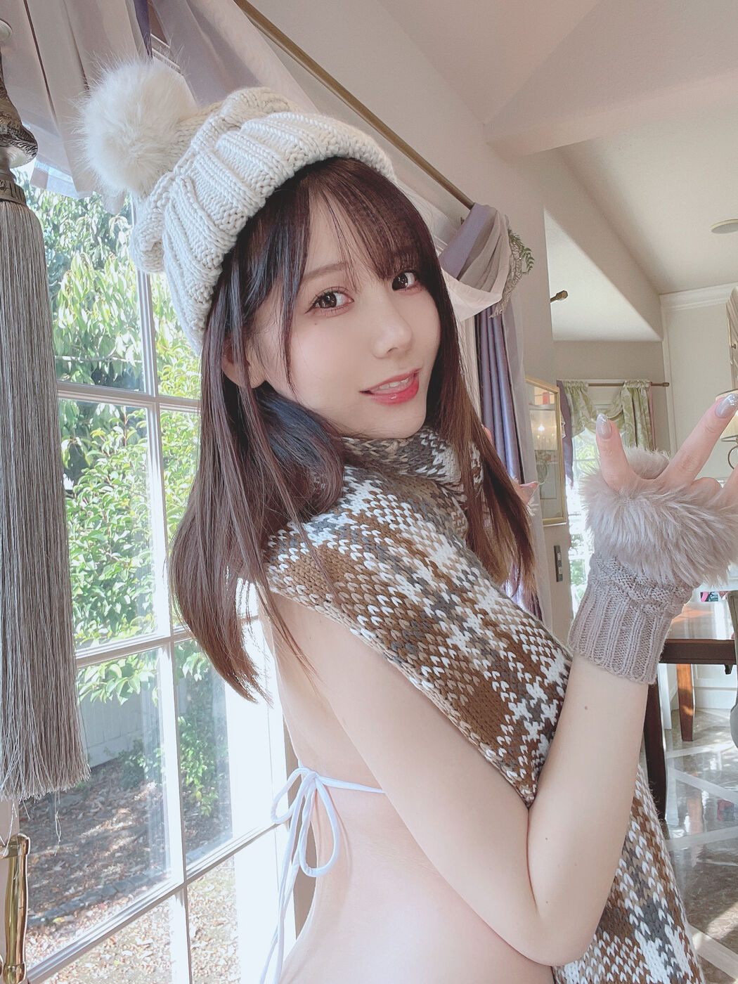 [Welfare COS] Japanese sweet COSERけんけん[fantia] 20220114-ビキニマフラー