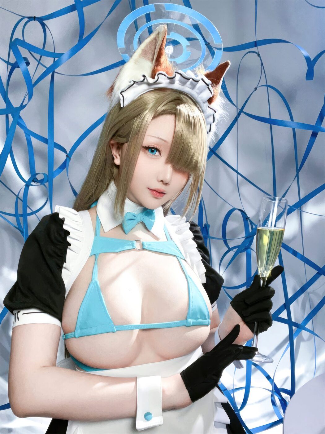 Coser@星之迟迟Hoshilily – 2023年12月计划C – 明日奈同人女仆 Part2