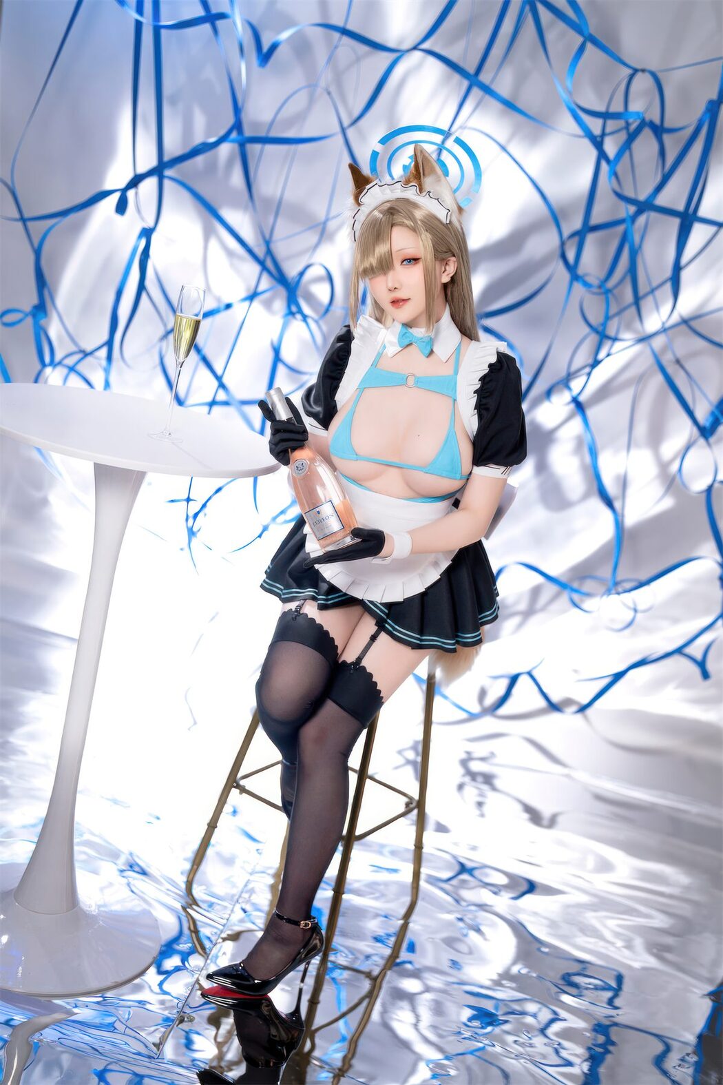 Coser@星之迟迟Hoshilily – 2023年12月计划C – 明日奈同人女仆 Part2