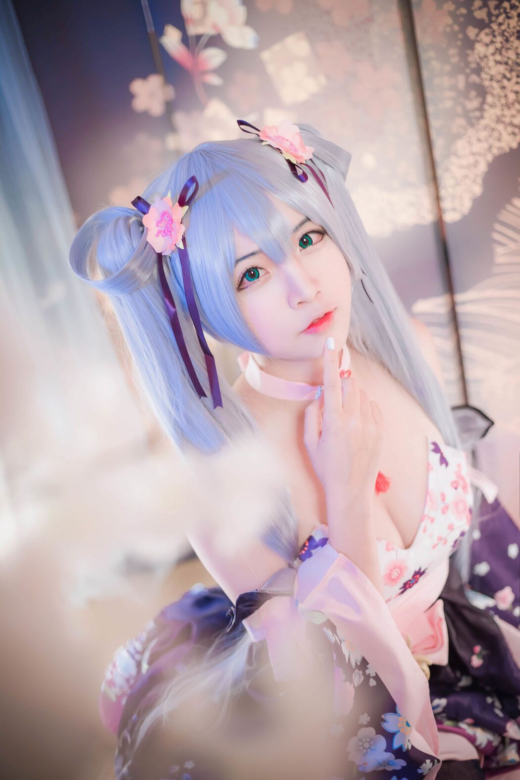 [Cosplay Photo] Popular Coser Nizo Nisa - Double Ponytail