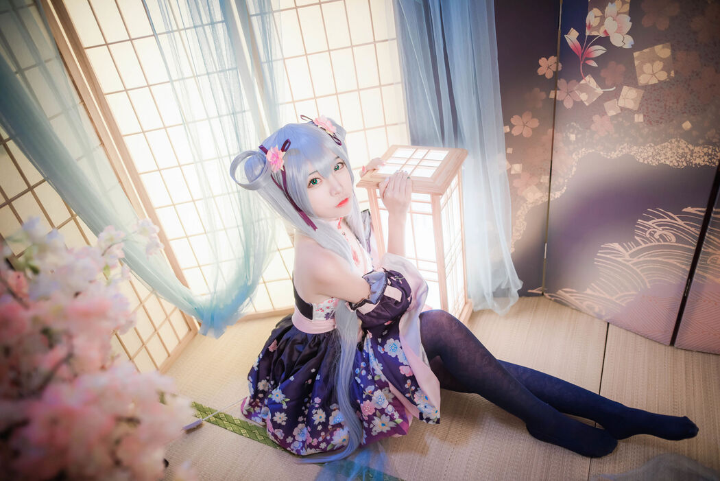 [Cosplay Photo] Popular Coser Nizo Nisa - Double Ponytail