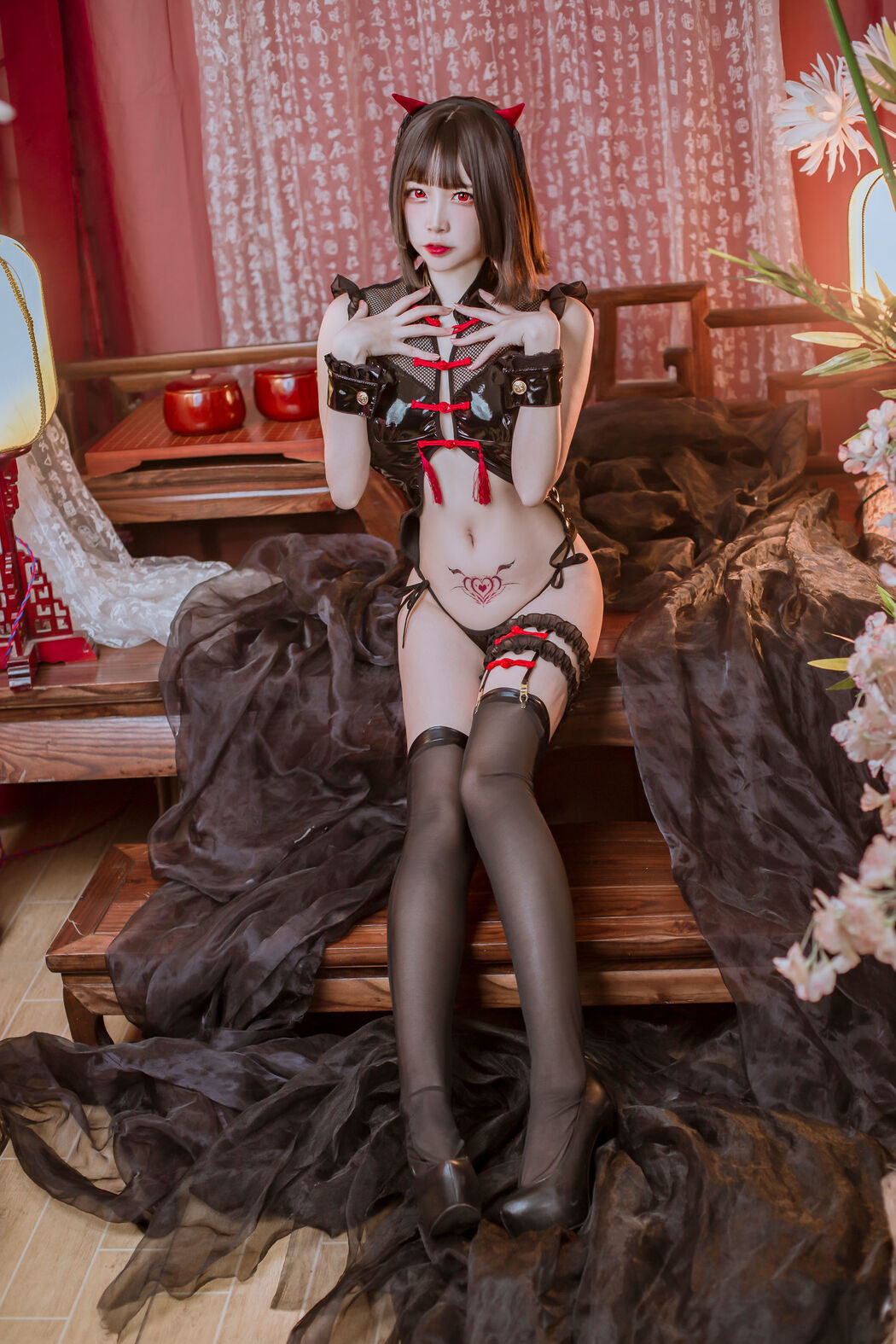 [COS Welfare] Popular Coser Nizuo Nisa - Chinese style little devil