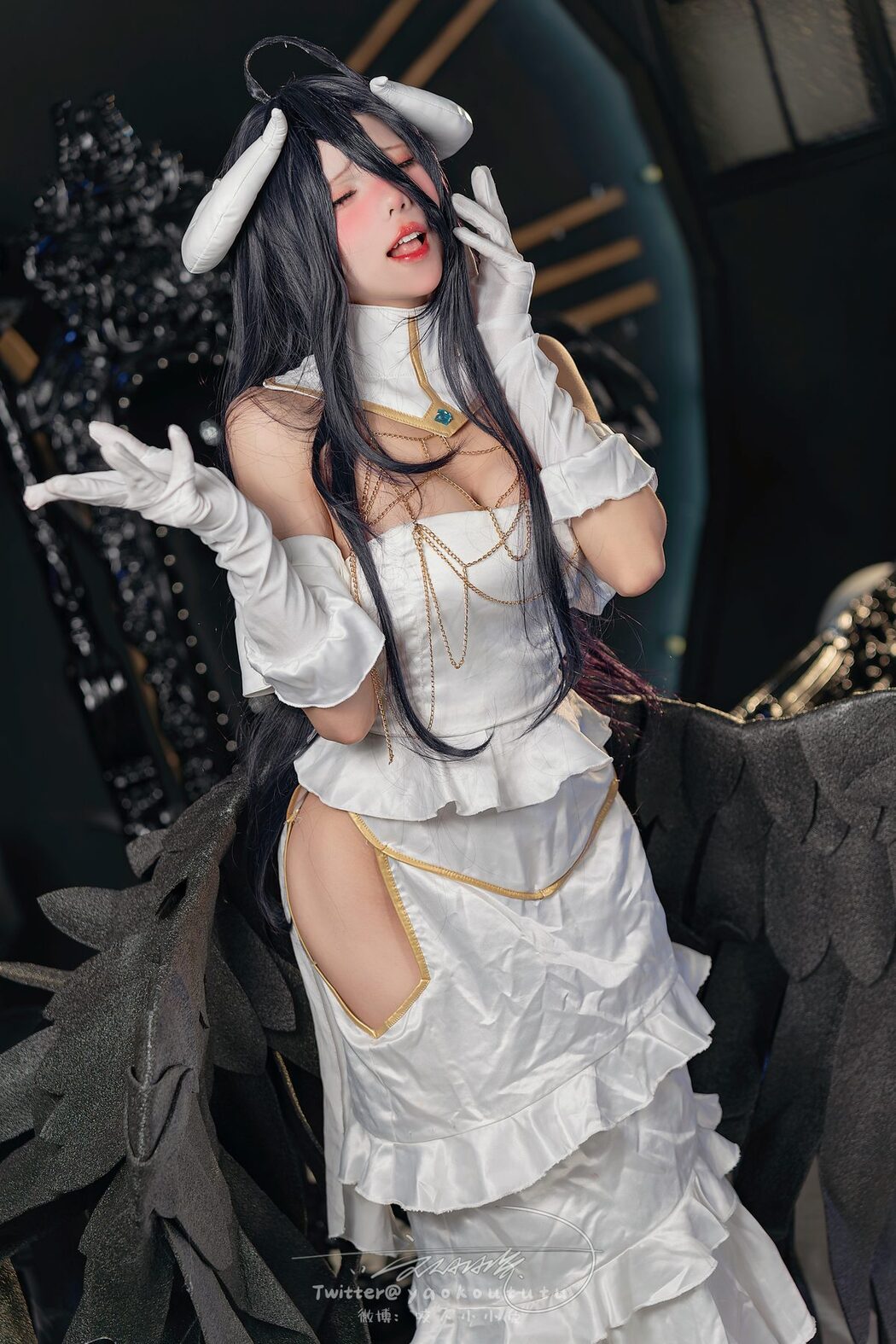 Coser@黏黏团子兔 – 魅魔之耻 雅儿贝德AndTell me