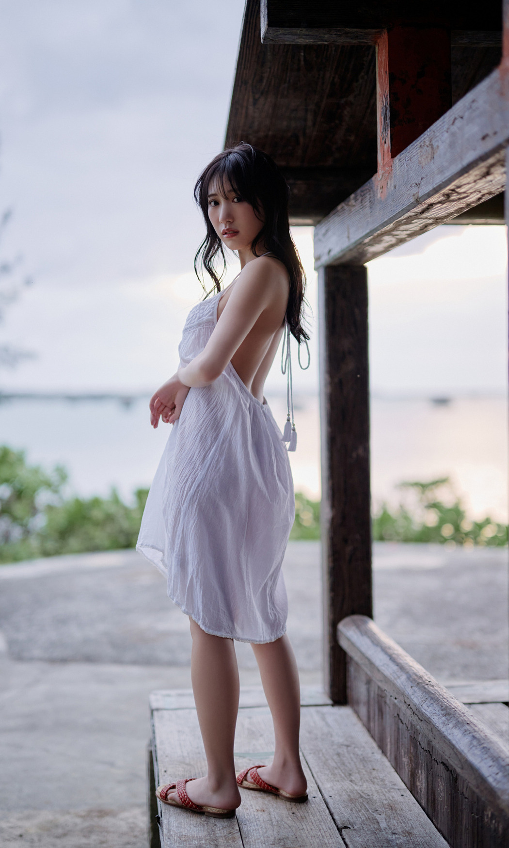 Sumire Yokono 横野すみれ, 週プレ Photo Book 「海のステージ」 Set.01