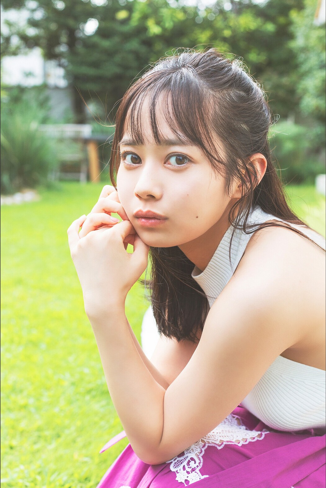 Saeko Kondo 近藤沙瑛子, ＦＲＩＤＡＹデジタル写真集 「ｐｕｒｅ ｐｕｒｐｌｅ」 Set.01