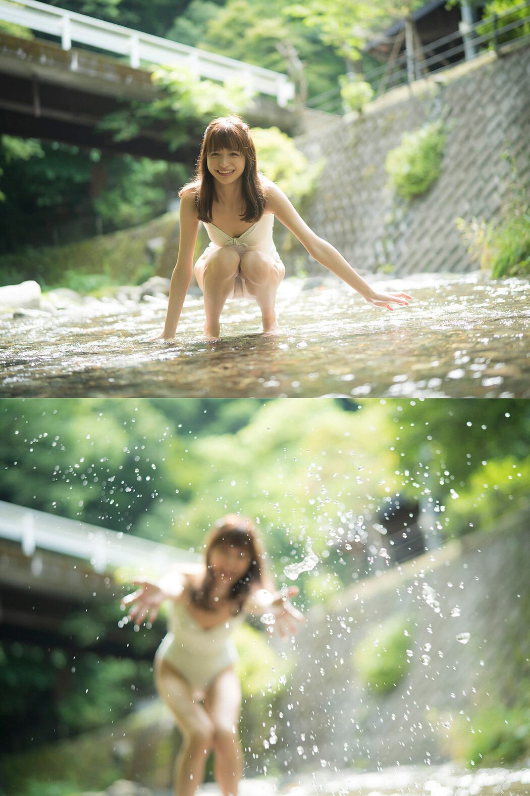 Fuuka Mori 森ふう花, FLASHデジタル写真集 「潮風に誘われて」 Set.01