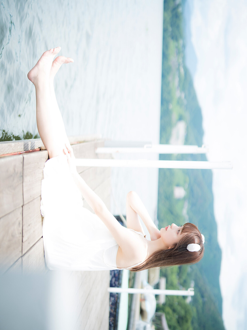 Fuuka Mori 森ふう花, FLASHデジタル写真集 「潮風に誘われて」 Set.02