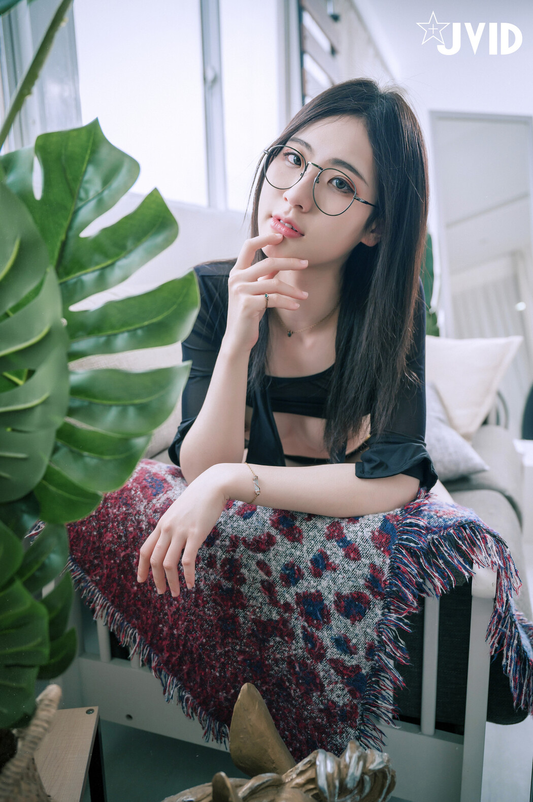 JVID精品 阿黎性感暗黑空姐,極透明空姐服令人血脈噴張 Set.03