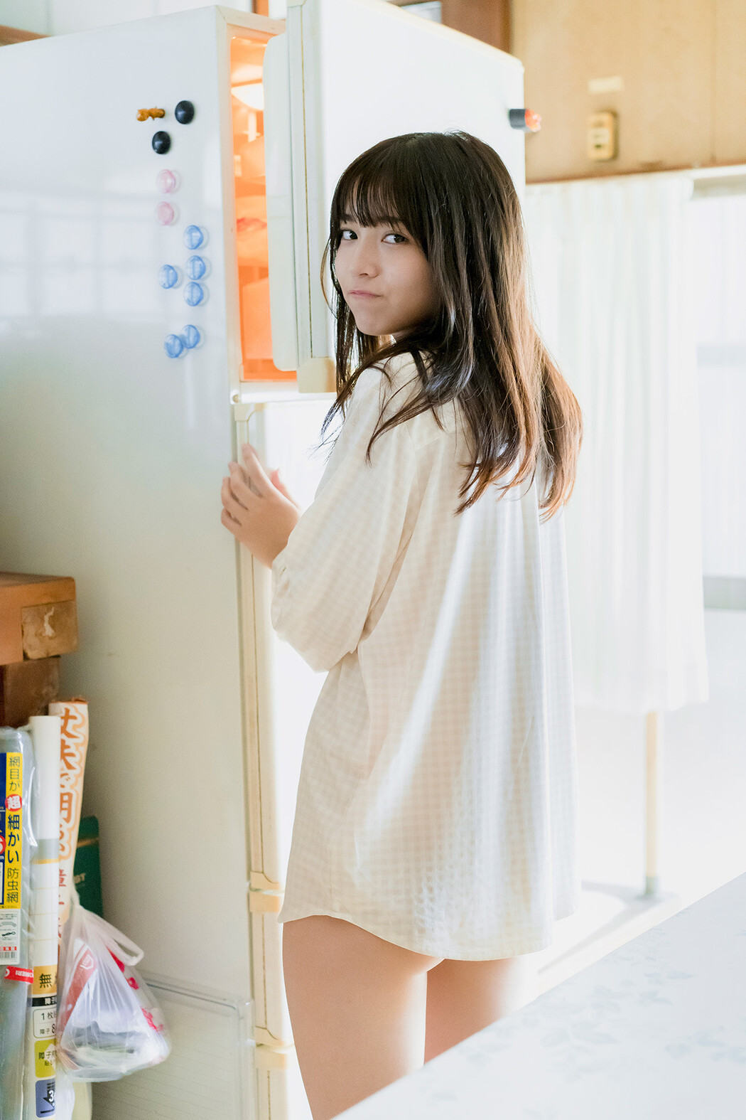 Nanako Kurosaki 黒嵜菜々子, FLASHデジタル写真集 「青春しよっか~日曜日の朝編~」 Set.01