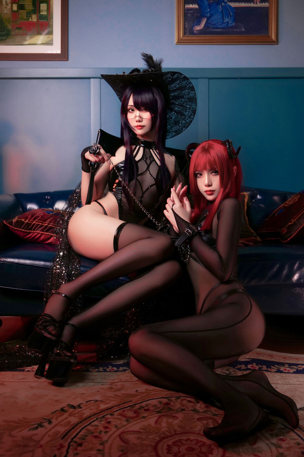 [Internet celebrity COSER photo] Anime blogger Xiaomei Ma & Yang Dazhen - Witch Gathering