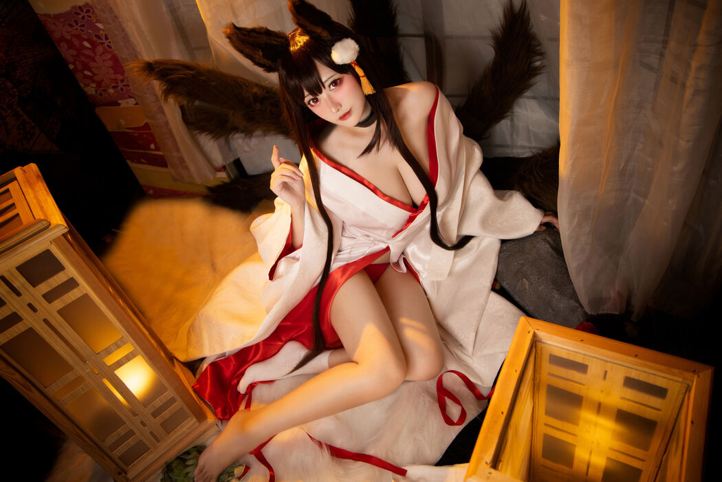 [Net Red COSER] High-value coser Nian Nian_D - Akagi White Wushou