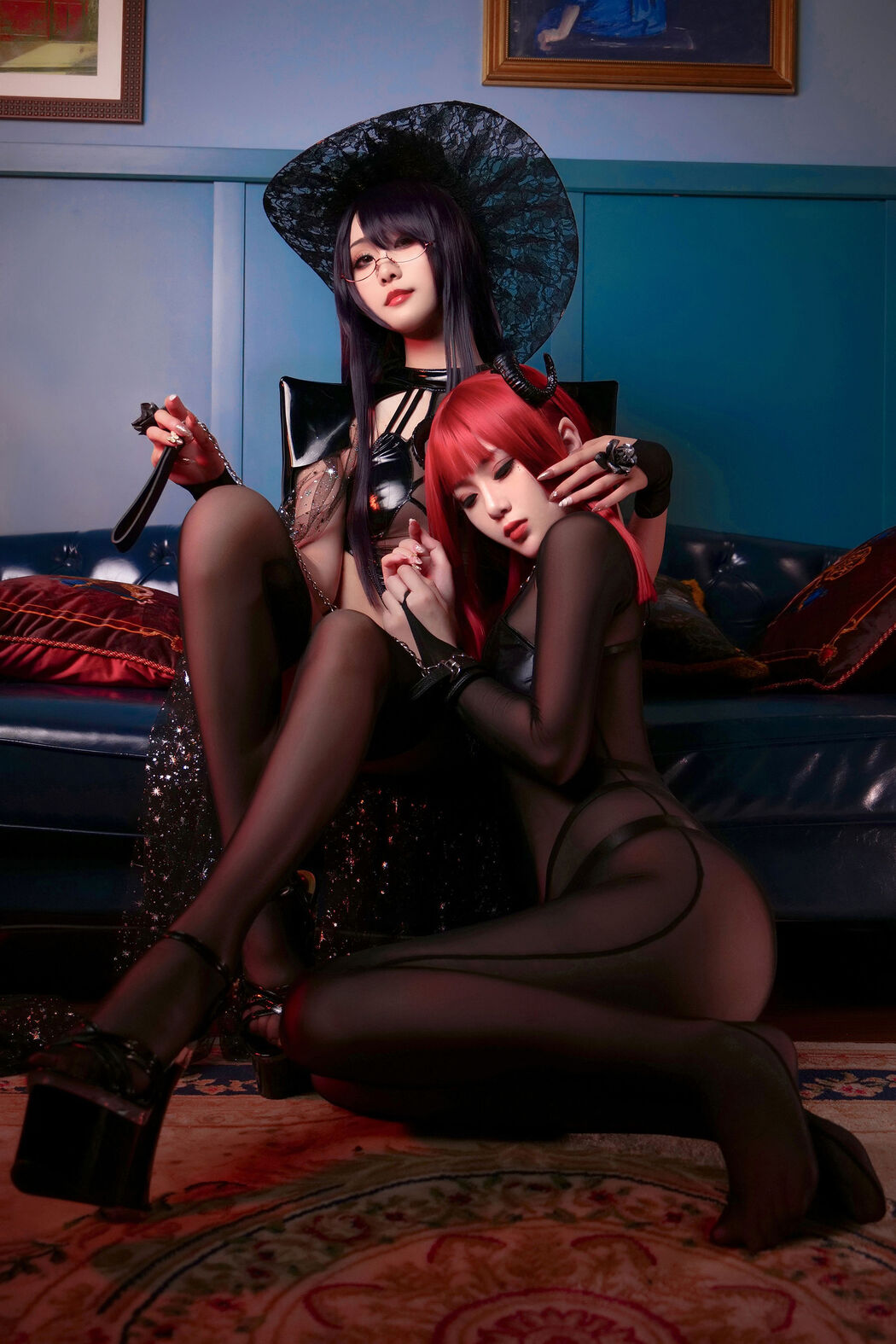 [Internet celebrity COSER photo] Anime blogger Xiaomei Ma & Yang Dazhen - Witch Gathering