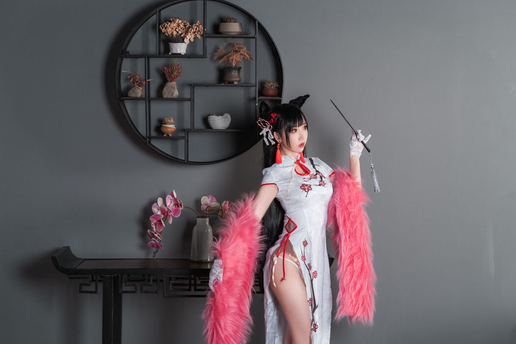 [Net Red COSER] Cute and popular Coser Noodle Fairy - Cheongsam Atago