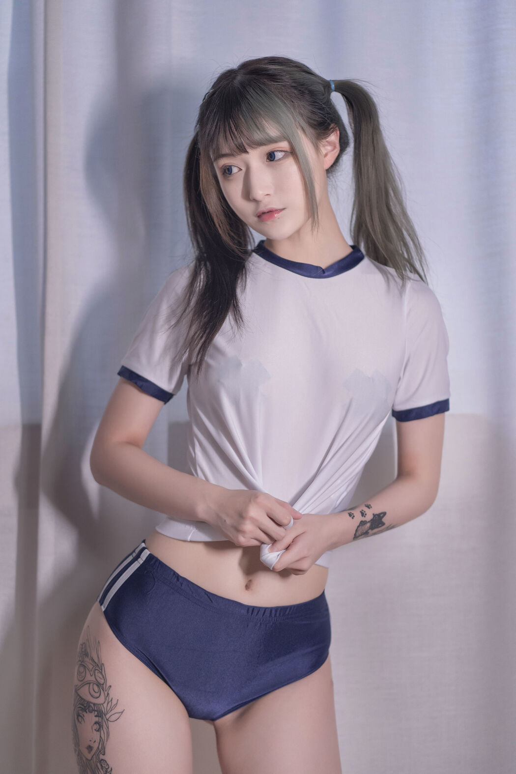 [Net Red COSER] Anime blogger Teppanyaki Ghost Dance w - Gymnastics suit
