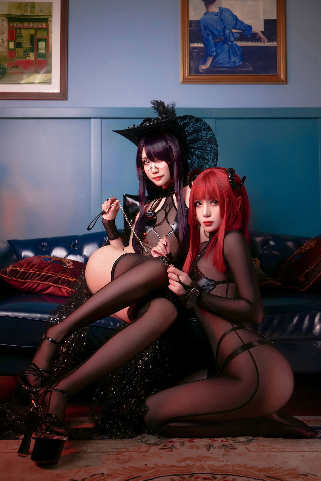 [Internet celebrity COSER photo] Anime blogger Xiaomei Ma & Yang Dazhen - Witch Gathering