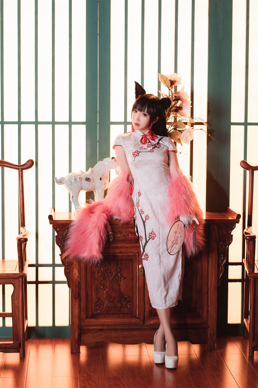 [Net Red COSER] Cute and popular Coser Noodle Fairy - Cheongsam Atago