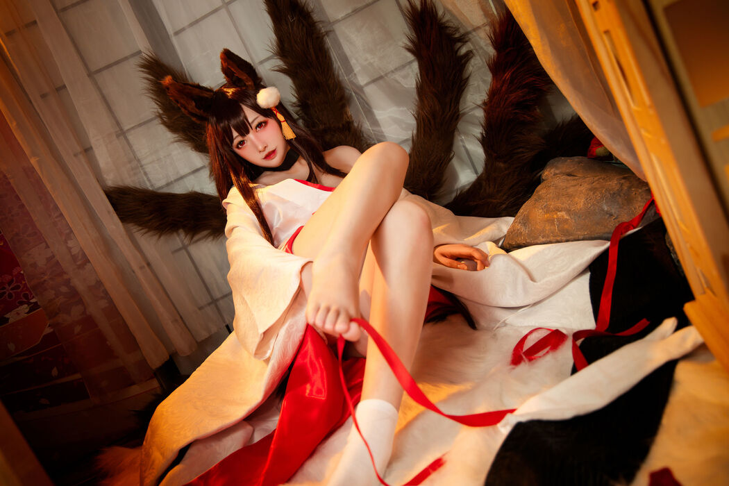 [Net Red COSER] High-value coser Nian Nian_D - Akagi White Wushou