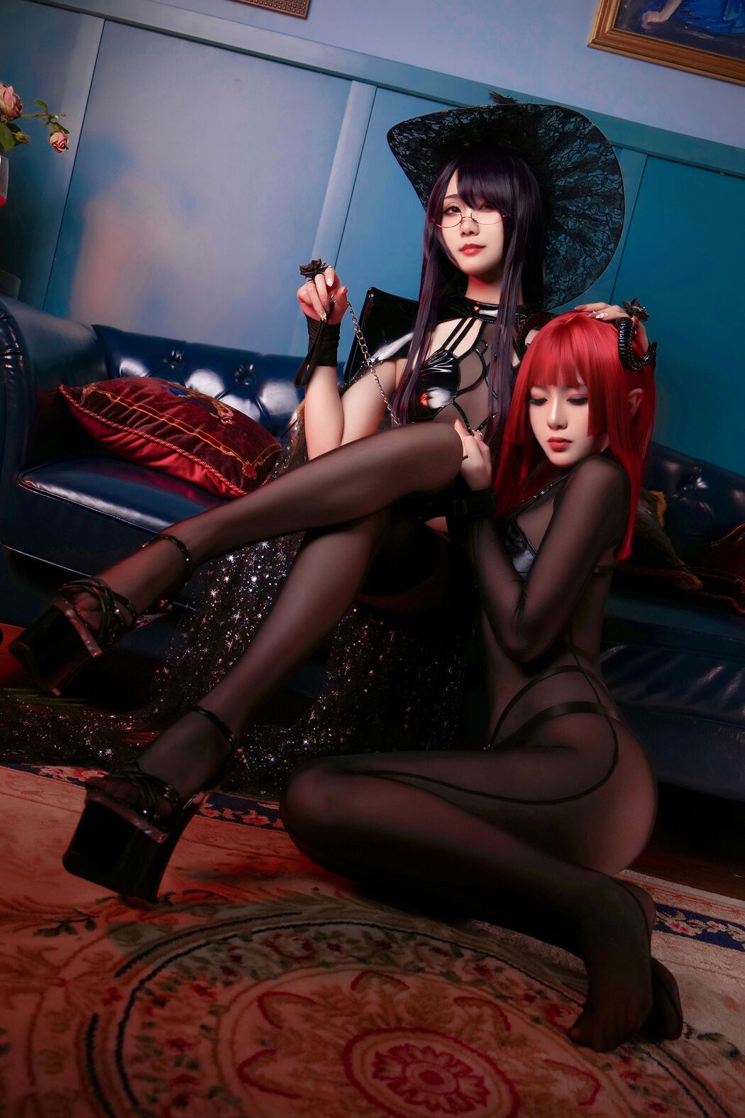 [Internet celebrity COSER photo] Anime blogger Xiaomei Ma & Yang Dazhen - Witch Gathering