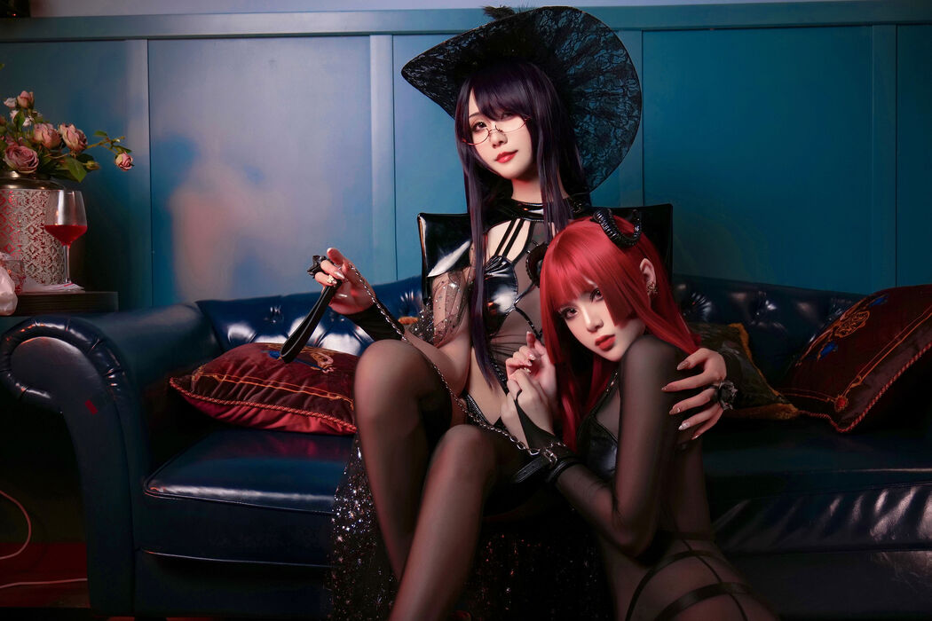 [Internet celebrity COSER photo] Anime blogger Xiaomei Ma & Yang Dazhen - Witch Gathering