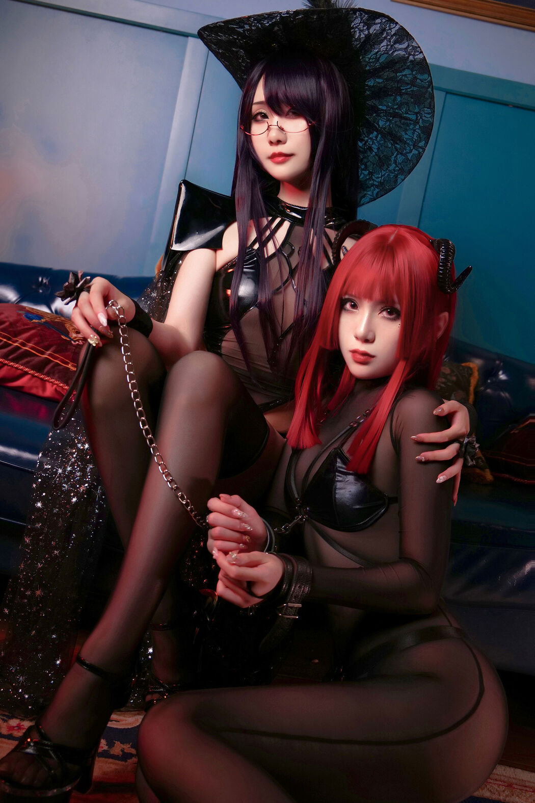 [Internet celebrity COSER photo] Anime blogger Xiaomei Ma & Yang Dazhen - Witch Gathering