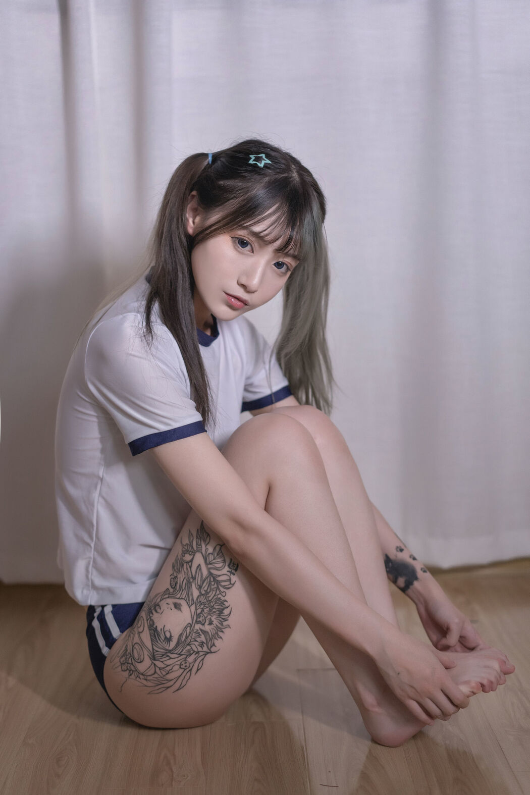 [Net Red COSER] Anime blogger Teppanyaki Ghost Dance w - Gymnastics suit