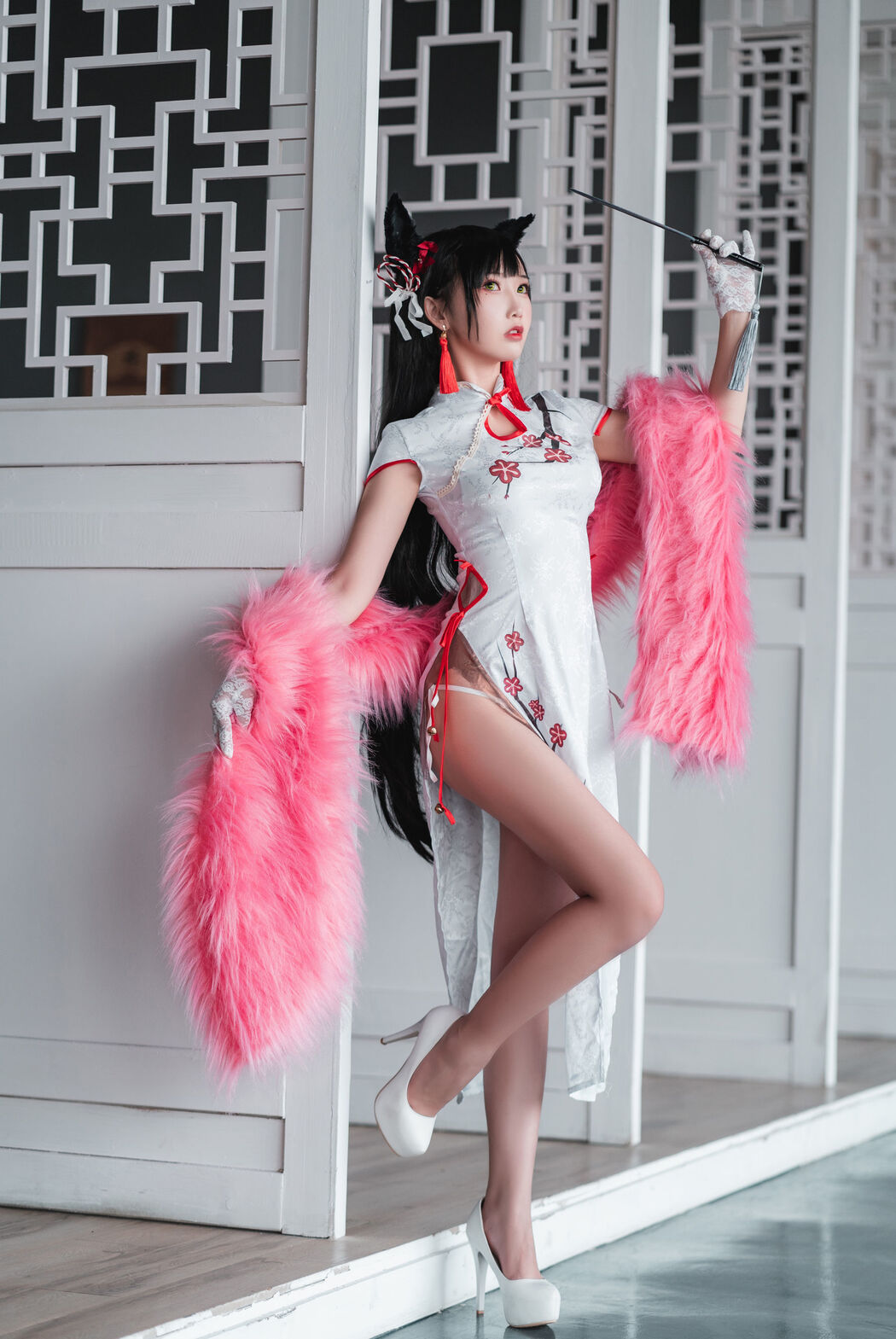 [Net Red COSER] Cute and popular Coser Noodle Fairy - Cheongsam Atago