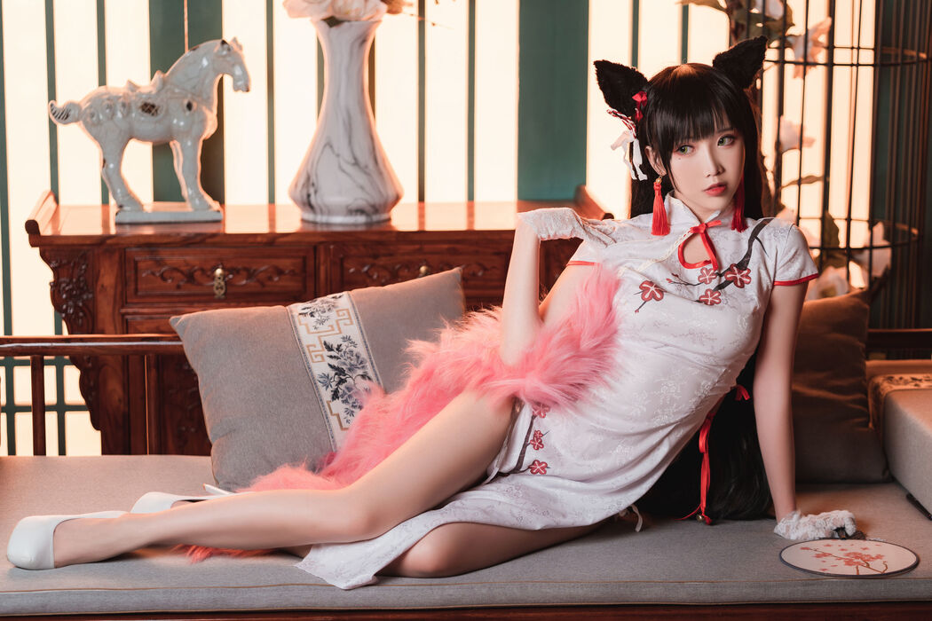 [Net Red COSER] Cute and popular Coser Noodle Fairy - Cheongsam Atago