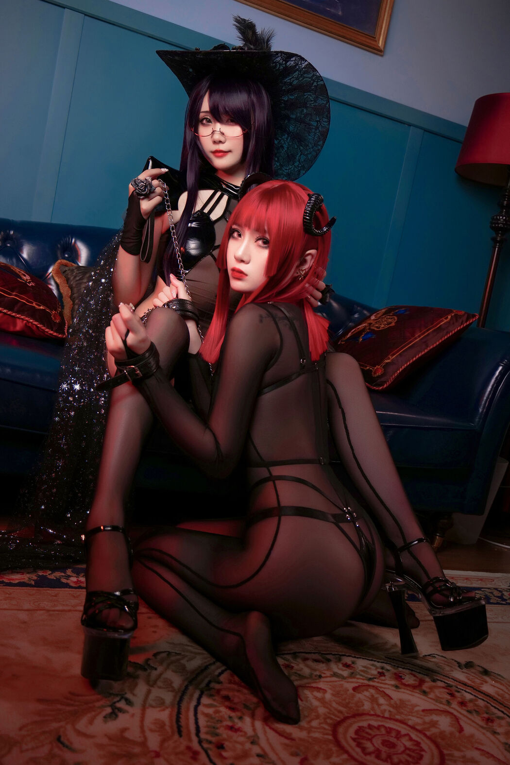 [Internet celebrity COSER photo] Anime blogger Xiaomei Ma & Yang Dazhen - Witch Gathering