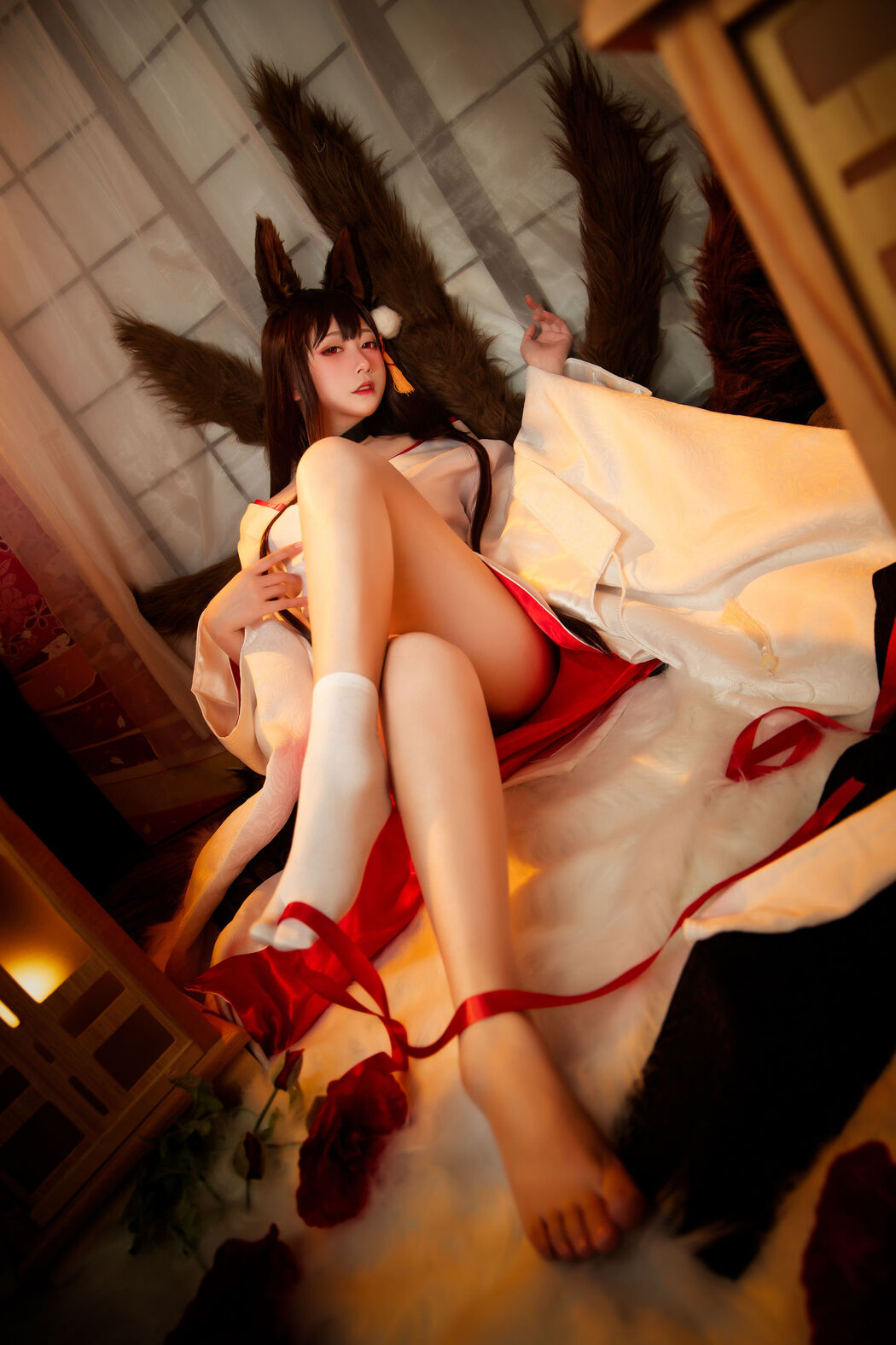 [Net Red COSER] High-value coser Nian Nian_D - Akagi White Wushou