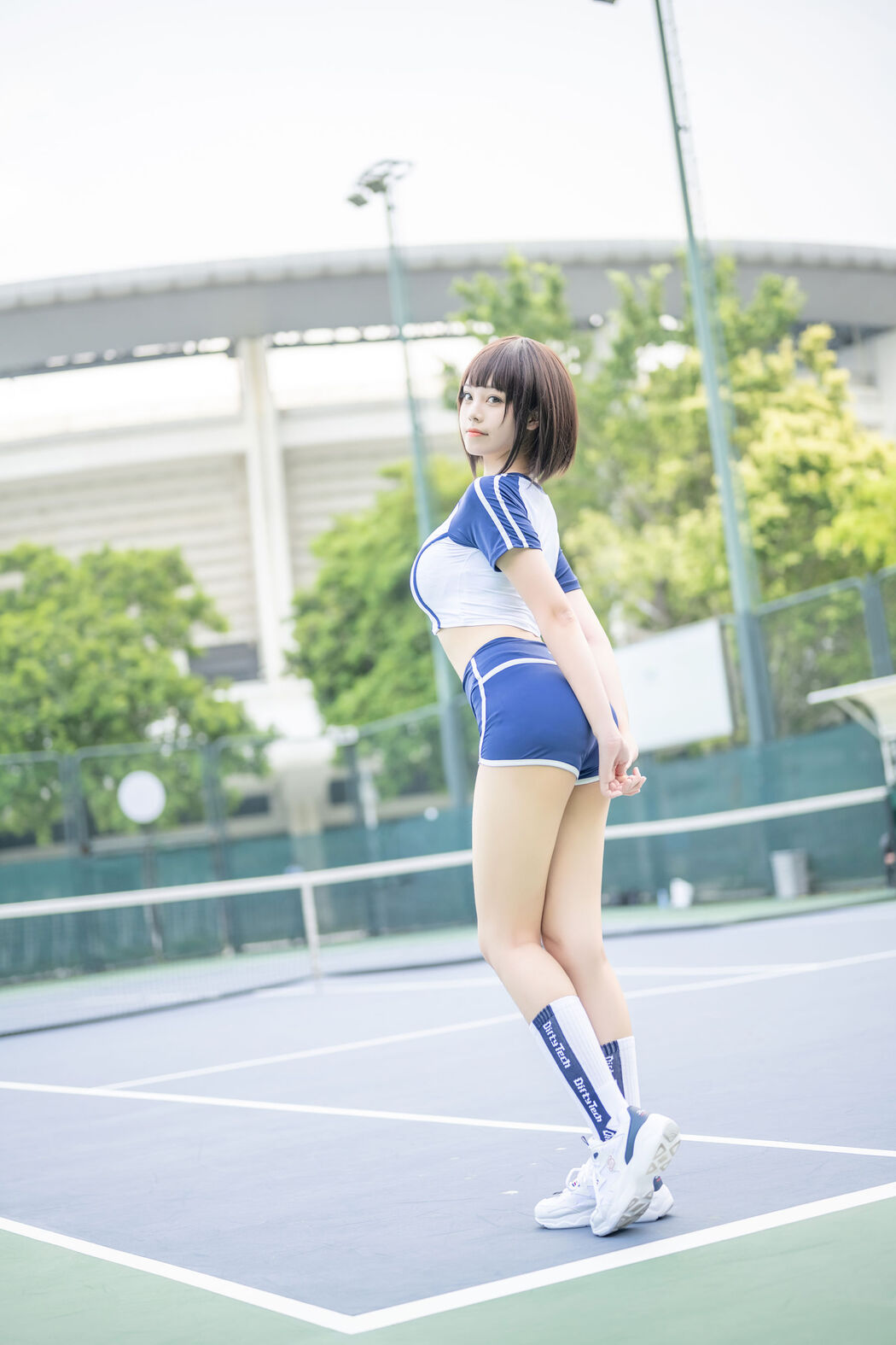[Net Red COSER Photo] Cute Miss Sister Honey Cat Qiu - Gymnastics
