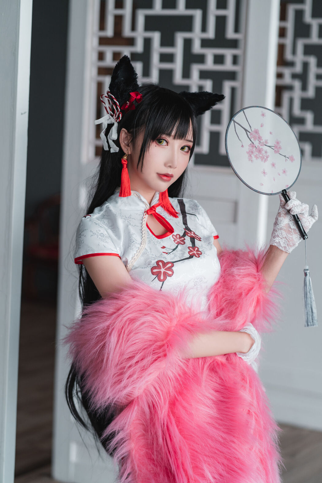 [Net Red COSER] Cute and popular Coser Noodle Fairy - Cheongsam Atago