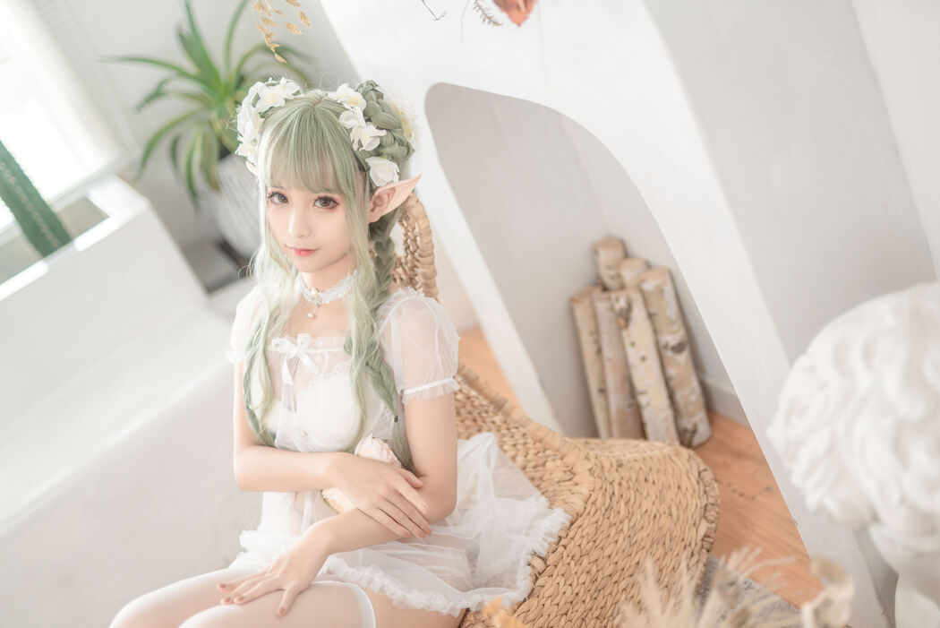 [Net Red COSER Photo] Anime Blogger Stupid Momo - Sharp Ear Country Green Elf