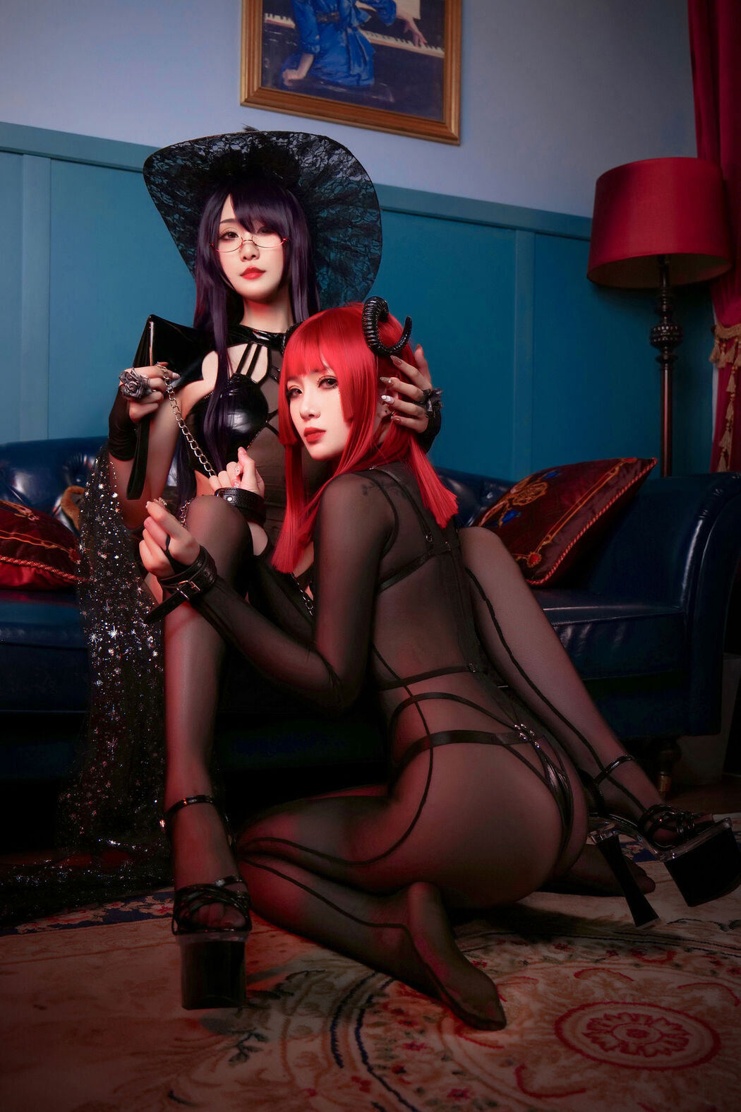 [Internet celebrity COSER photo] Anime blogger Xiaomei Ma & Yang Dazhen - Witch Gathering