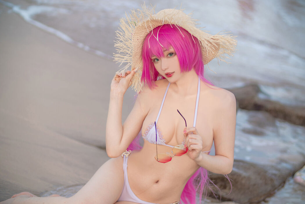 [Net Red COSER] Cheese Block Wii - Kufu Swimsuit Required