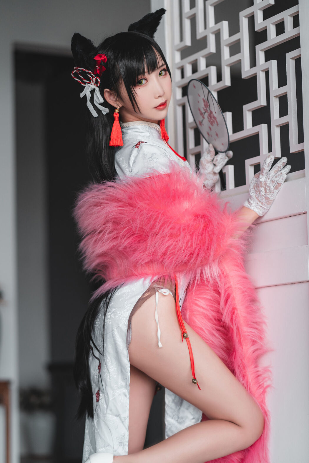 [Net Red COSER] Cute and popular Coser Noodle Fairy - Cheongsam Atago