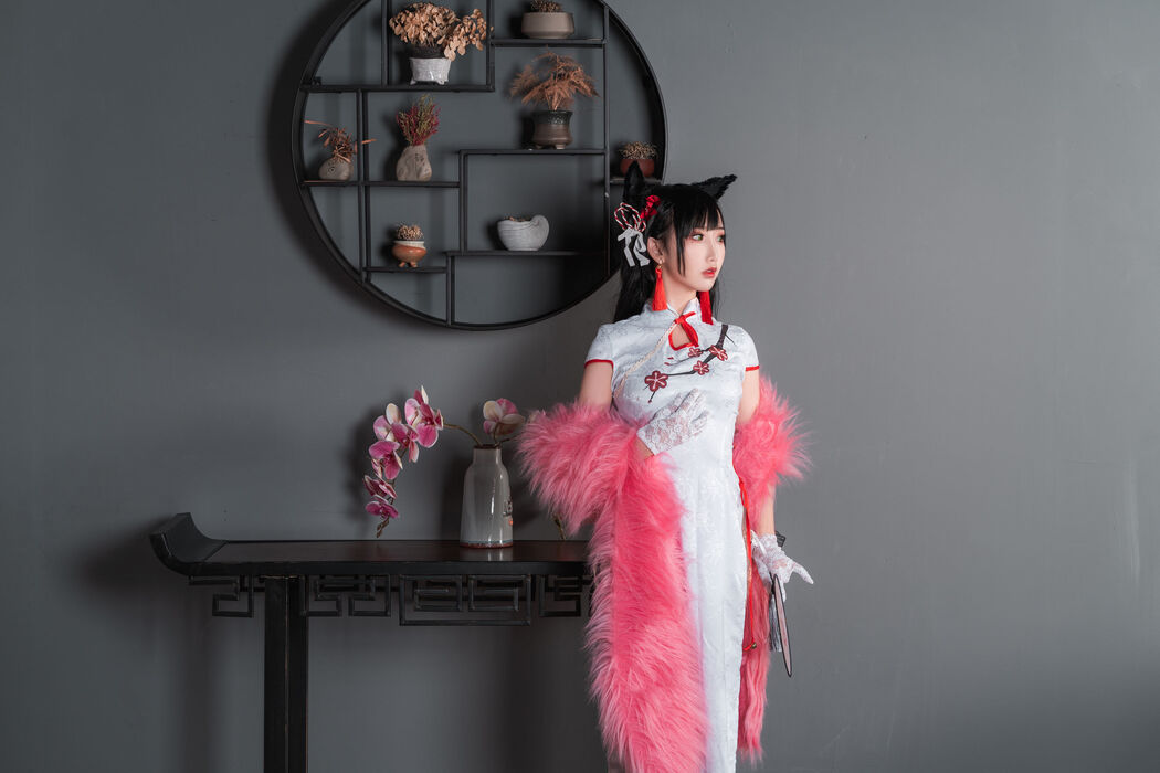 [Net Red COSER] Cute and popular Coser Noodle Fairy - Cheongsam Atago