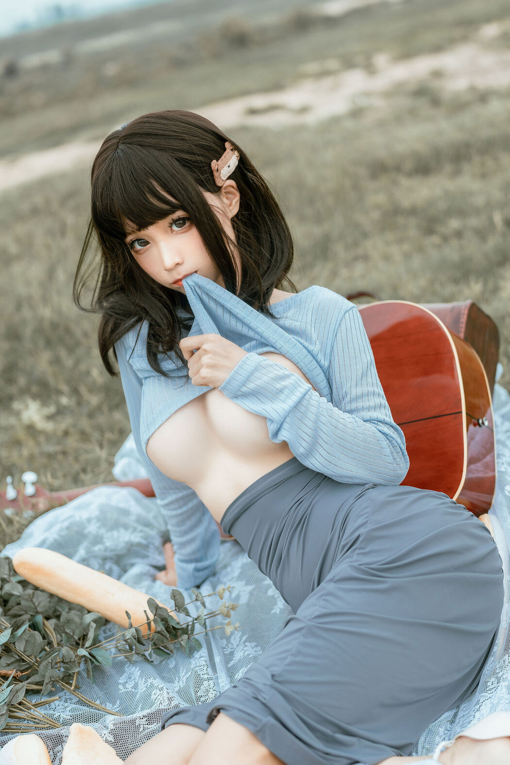 [Net Red COSER Photo] Anime Blogger Stupid Momo - Guitar Sister