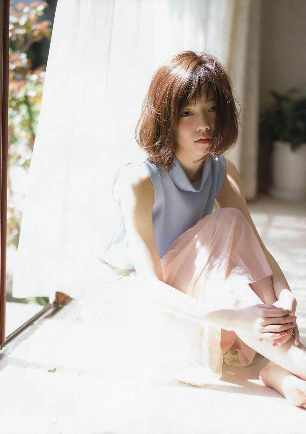 [Young Magazine] Haruka Shimazaki Rurika Yokoyama 2015 No.24 Photograph