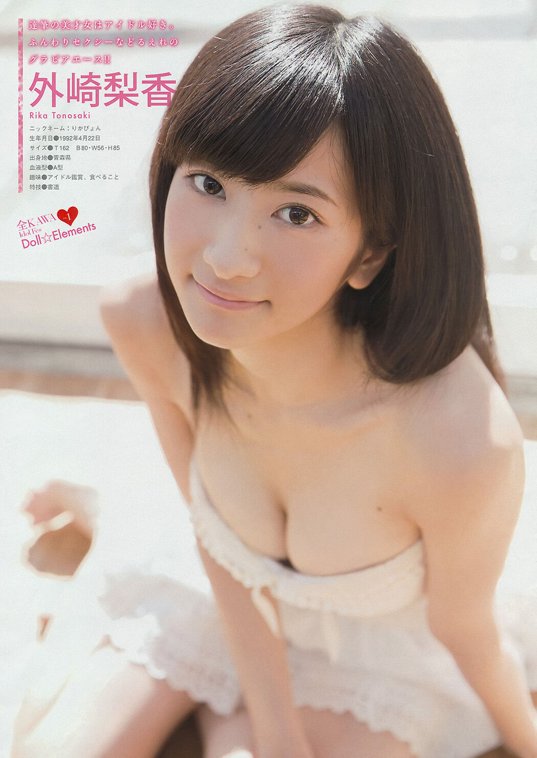 [Young Magazine] Tomaru Saiyaka Doll☆Elements 2014 No.49 Photo Magazine