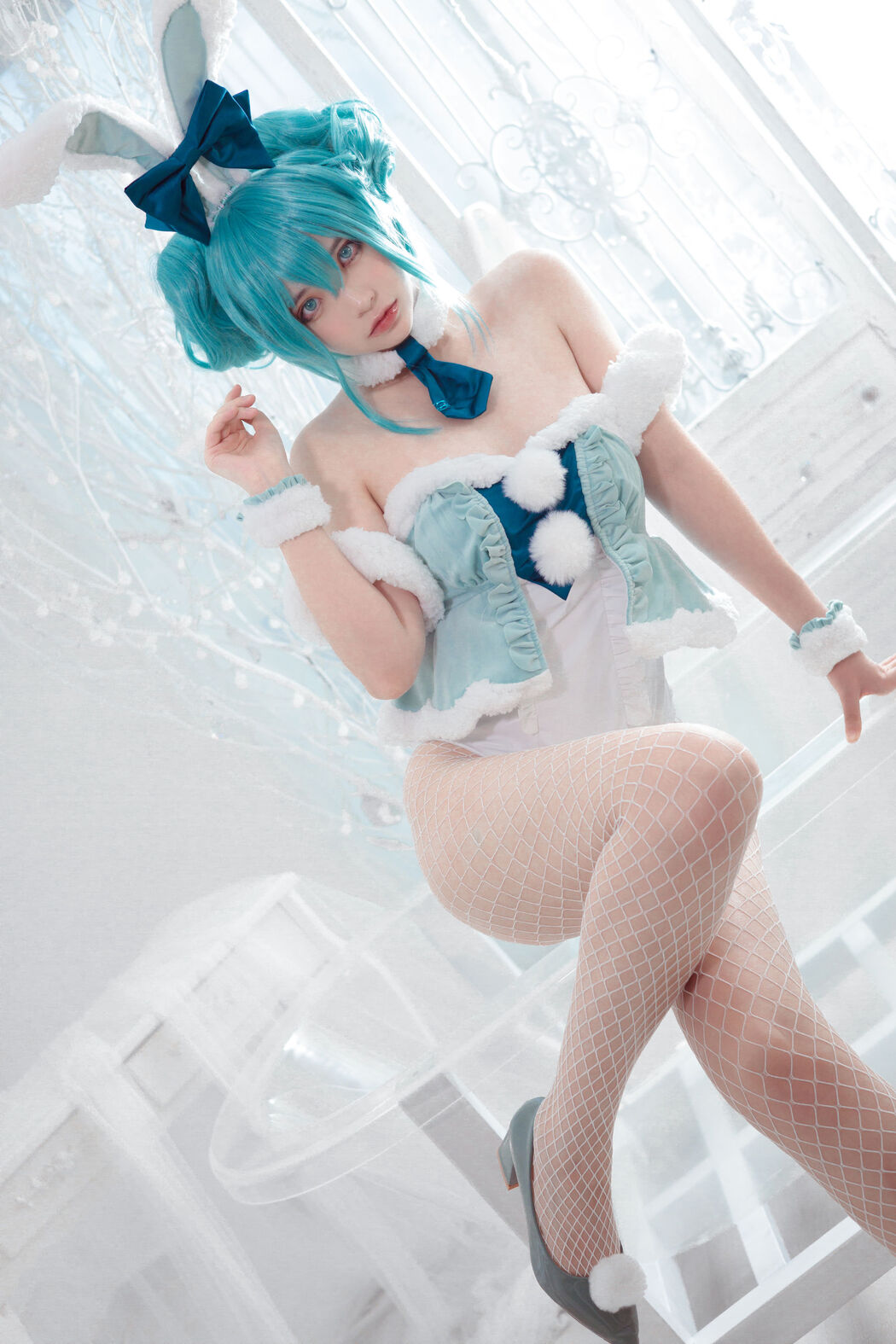 [Net Red COSER Photo] Crazy Cat ss - Miku Hatsune Bunny Girl