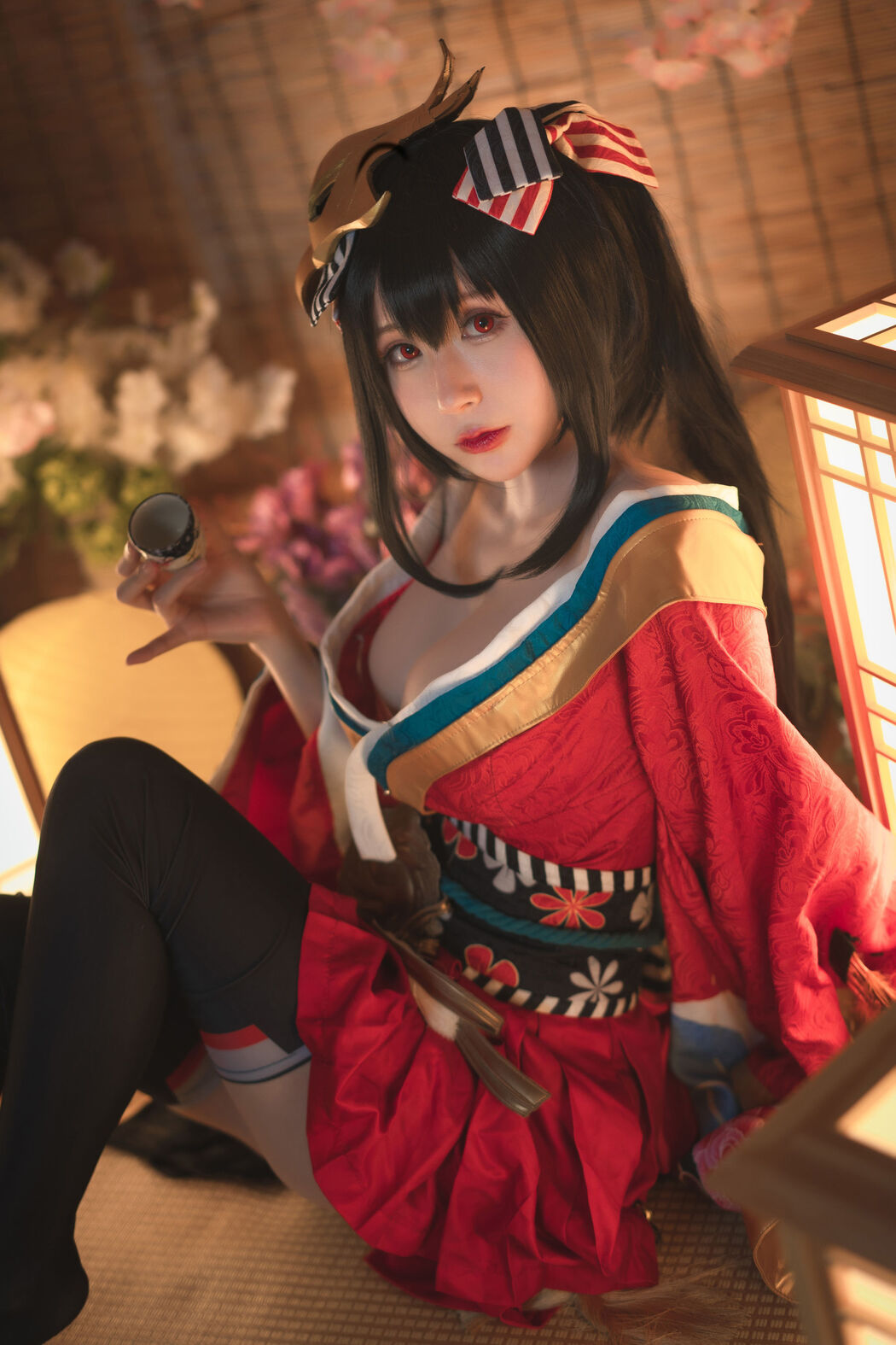 [Net Red COSER Photo] Xiyuan Temple Nange Photo - Dafeng Original Leather