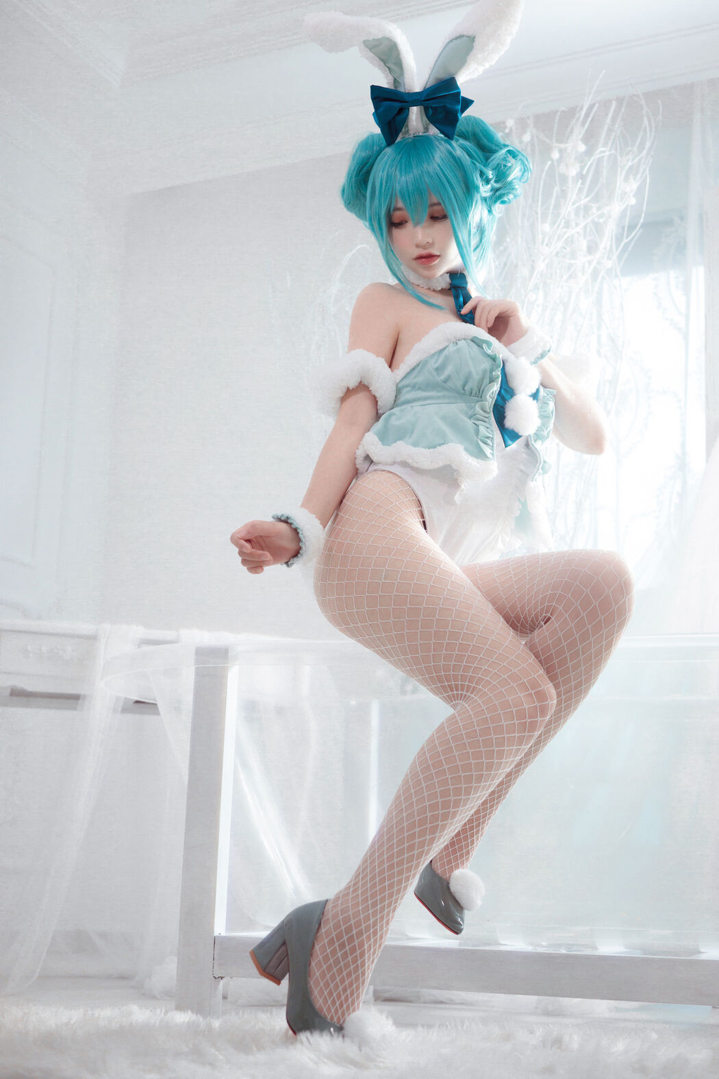 [Net Red COSER Photo] Crazy Cat ss - Miku Hatsune Bunny Girl