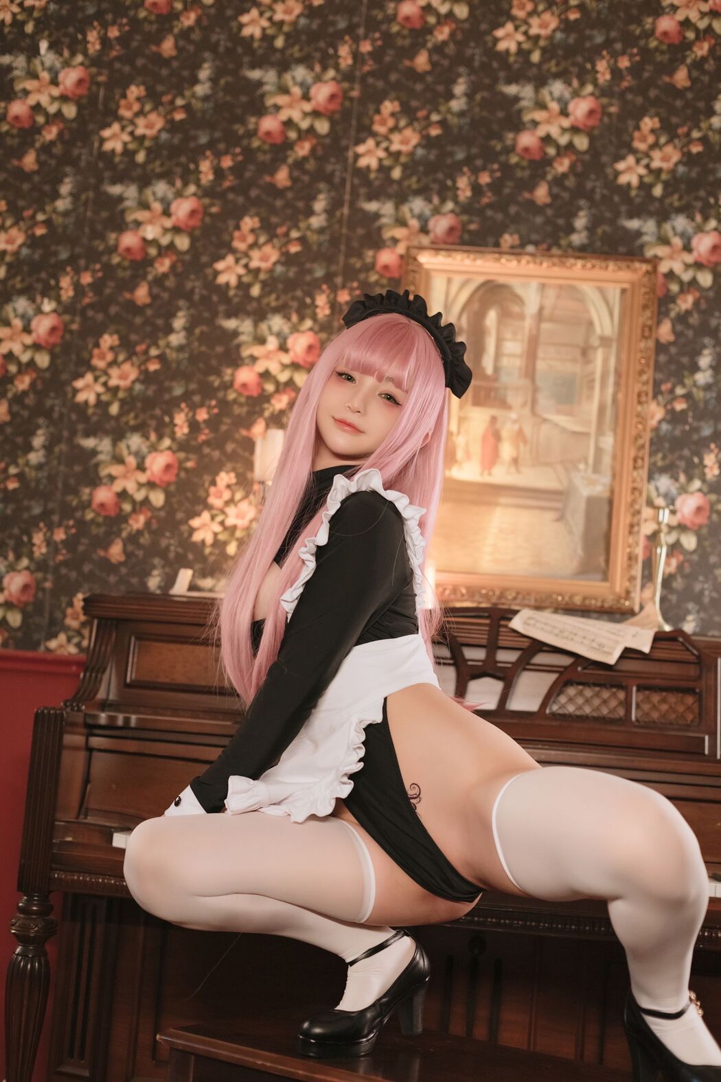 [Net Red COSER Photo] Sakurai Ningning - Retro Maid