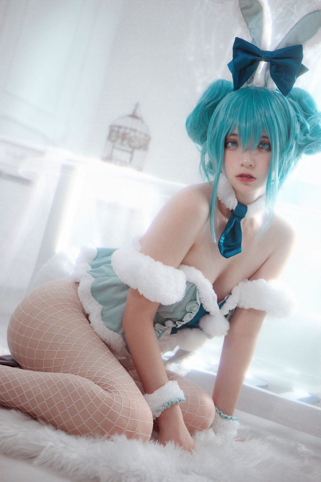 [Net Red COSER Photo] Crazy Cat ss - Miku Hatsune Bunny Girl