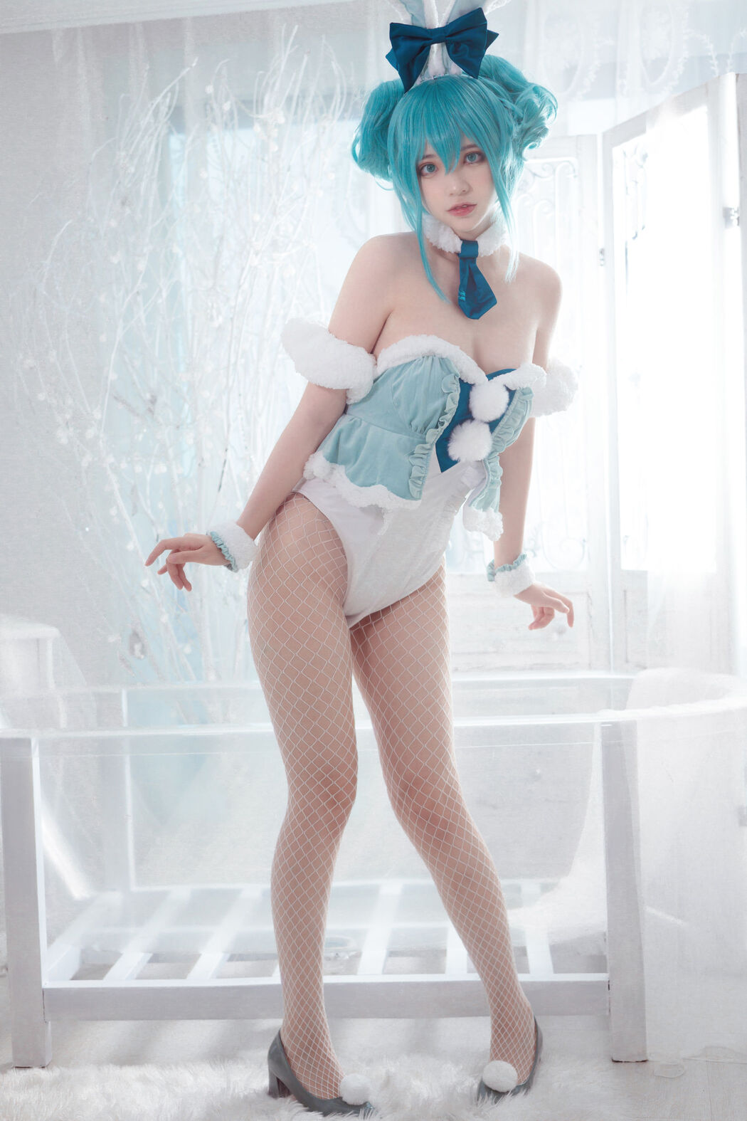 [Net Red COSER Photo] Crazy Cat ss - Miku Hatsune Bunny Girl