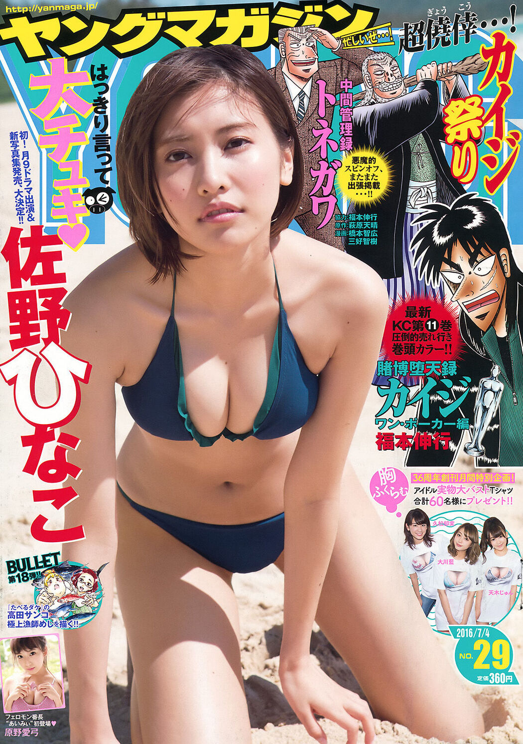 [Young Magazine] Hinako Sano Ayumi Harano 2016 No.29 Photo