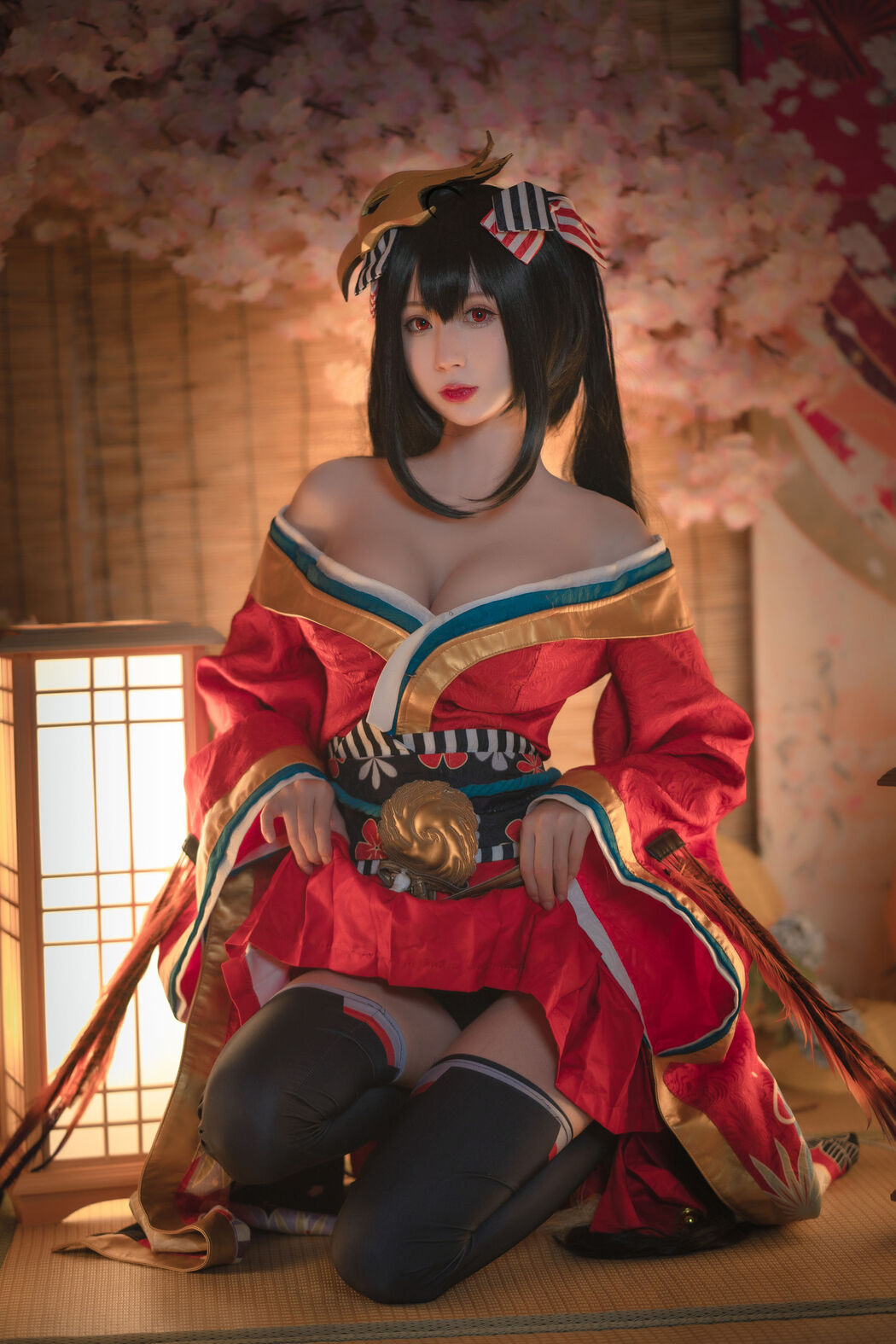 [Net Red COSER Photo] Xiyuan Temple Nange Photo - Dafeng Original Leather