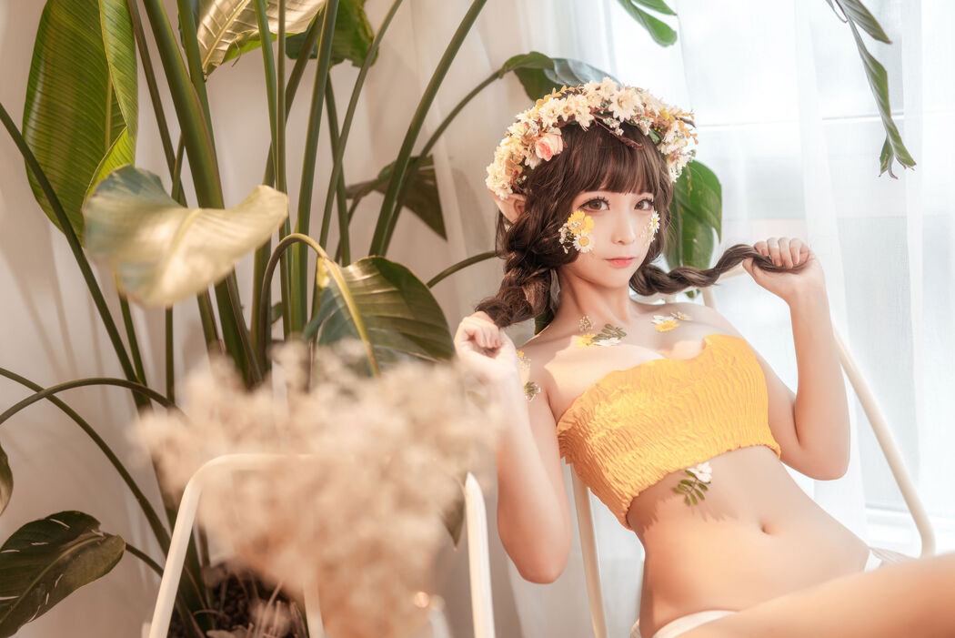 [Net Red COSER Photo] Anime Blogger Stupid Momo - Sharp Ears Country Flower Elf