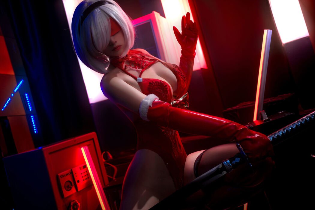 [Net Red COSER] High-value coser Nian Nian_D - 2B Red Doujin