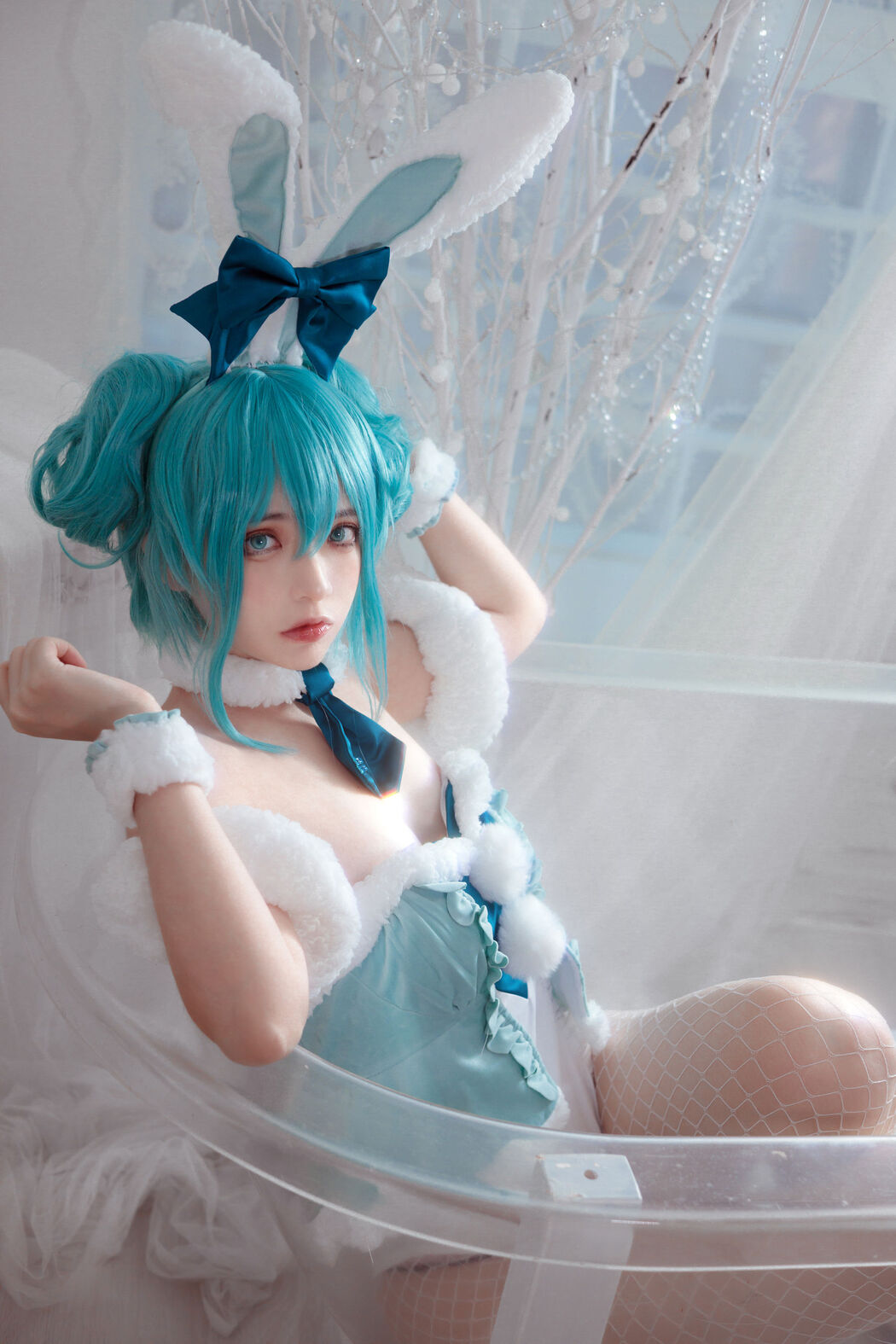 [Net Red COSER Photo] Crazy Cat ss - Miku Hatsune Bunny Girl